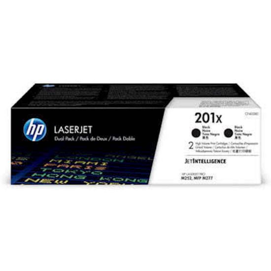 Slika TONER HP 201X ČRN DVOJNO PAKIRANJE