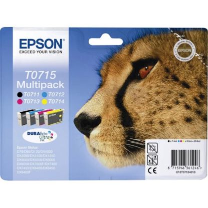 Slika ČRNILO EPSON KOMPLET ČRNO, CYAN, MAGENTA, RUMENA ZA STYLUS D78/DX4050/5050/6050