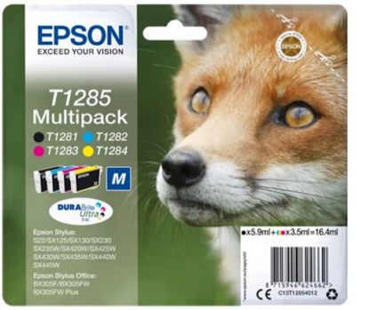 Slika ČRNILO EPSON KOMPLET ČRNO,MAG,CYAN,RUMEN S PIGM. DURABRITE ULTRA S22,BX305F SIZE M