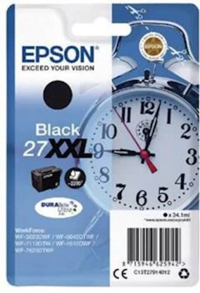 Slika ČRNILO EPSON ČRNO 27XXL ZA WF-3620DWF / WF-7110DTW / WF-7610DWF 34,1ml