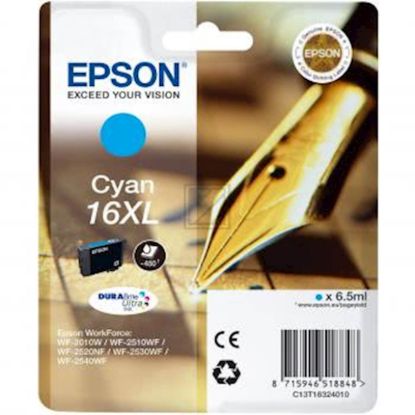 Slika ČRNILO EPSON CYAN 16XL ZA WF-2520NF,2530WF,2540WF