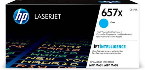 Slika TONER HP 657X CYAN ZA LJ M681/682 ZA 23.000 STRANI