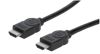 Slika HDMI kabel z Ethernetom 2 m črn MANHATTAN