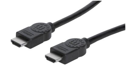 Slika HDMI kabel z Ethernetom 3 m črn MANHATTAN