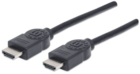 Slika HDMI kabel z Ethernetom 5 m črn MANHATTAN