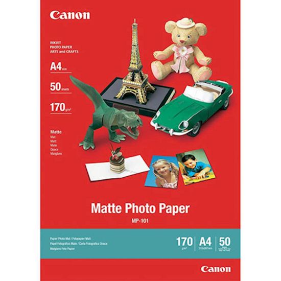 Slika Papir CANON MP-101 A4; A4 / matt / 170gsm / 50 listov