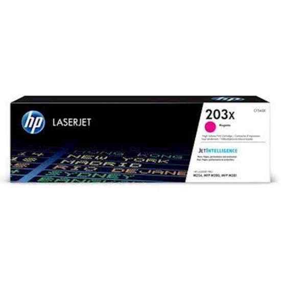 Slika TONER HP 203X MAGENTA ZA COLOR LJ Pro M254dn, M365dw, MFP M280nw, M281cdw, M281fdn ZA 2.500 STRANI