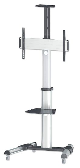 Slika Multimedijski voziček 37''-86'' MANHATTAN, 50kg, naklon +5° do -12°, sive barve