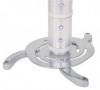 Slika Stropni nosilec za projektor 13-106 cm MANHATTAN, do 10 kg, naklon ±10°, aluminij, srebrne barve