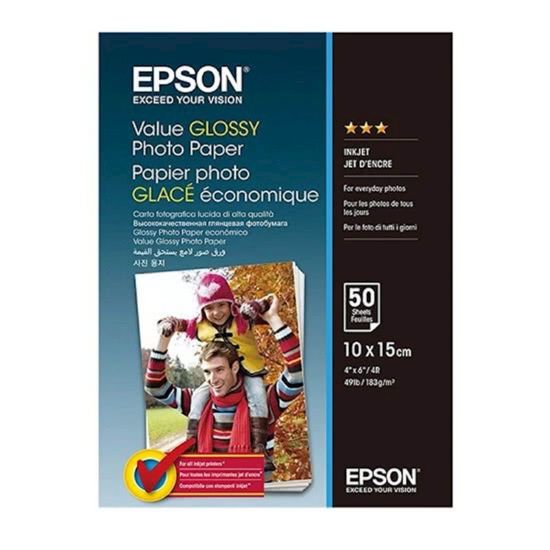 Slika PAPIR EPSON FOTO GLOSSY 10x15cm 50 LISTOV 183g/m2