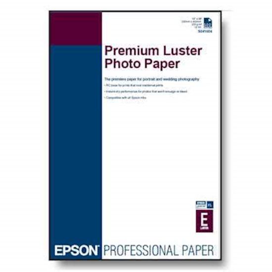 Slika PAPIR EPSON A2 PREMIUM LUSTER PHOTO PAPIR 250g/m2, 25 LISTOV