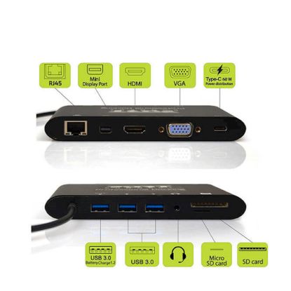 Slika PORT Docking Station Type C, potovalni 1 x 4K
