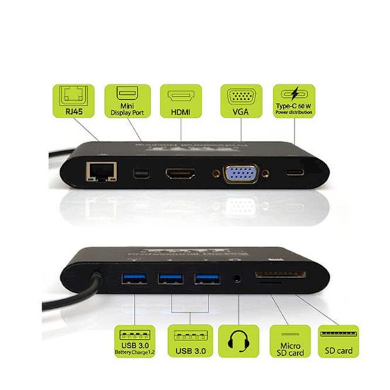 Slika PORT Docking Station Type C, potovalni 1 x 4K
