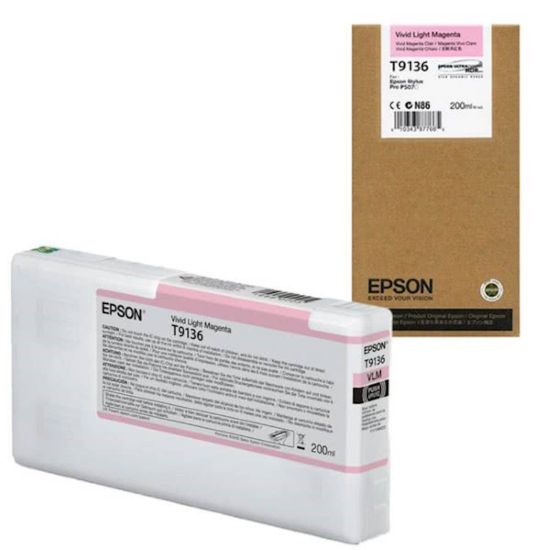 Slika ČRNILO EPSON VIVID LIGHT MAGENTA ZA SURECOLOR SC-P5000/P5000 VIOLET/P5000 STD 200ml