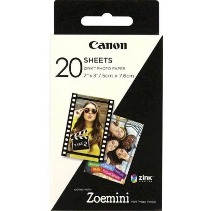 Slika Papir CANON ZINK foto 20 pack za ZOEMINI