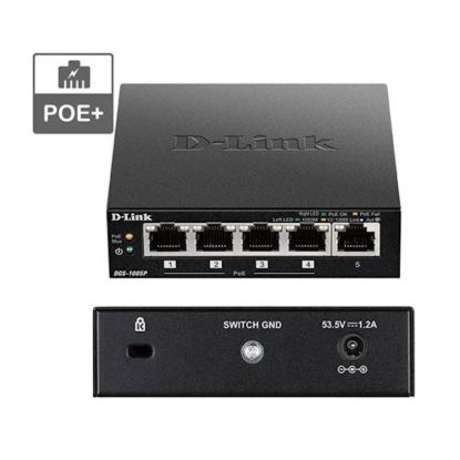 Slika Mrežno stikalo D-link DGS-1005P/E