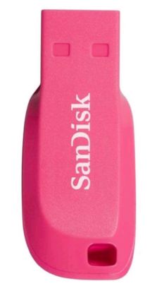 Slika USB DISK SANDISK 16GB CRUZER BLADE ROZA, 2.0, brez pokrovčka