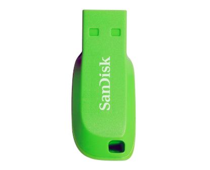 Slika USB DISK SANDISK 32GB CRUZER BLADE ZELENA, 2.0, zelen, brez pokrovčka