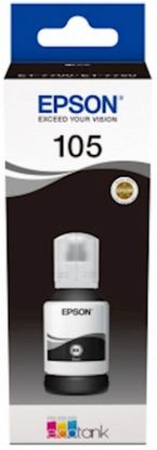 Slika ČRNILO EPSON PIGMENT ČRNO 105 STEKLENIČKA ZA L7160/L7180 140ml