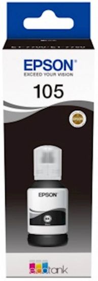 Slika ČRNILO EPSON PIGMENT ČRNO 105 STEKLENIČKA ZA L7160/L7180 140ml
