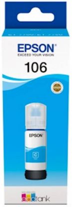 Slika ČRNILO EPSON CYAN 106 STEKLENIČKA ZA L7160/L7180 70ml