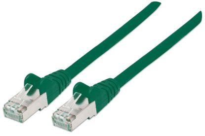 Slika Mrežni kabel Intellinet 0.5 m Cat6A, CU, zelen