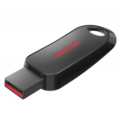 Slika USB DISK SANDISK 64GB CRUZER SNAP, 2.0, črn, drsni priključek