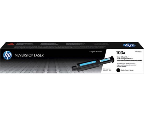 Slika TONER HP 103A ČRN NEVERSTOP RELOAD KIT ZA NEVERSTOP LASER 1000/MFP 1200 ZA 2.500 STRANI