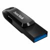 Slika USB C & USB disk SanDisk 128GB Ultra Dual GO, 3.2, 400 MB/s, črn