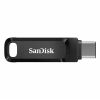 Slika USB C & USB disk SanDisk 256GB Ultra Dual GO, 3.2, 400 MB/s, črn