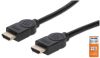 Slika HDMI kabel z Ethernetom 1 m črn MANHATTAN