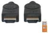 Slika HDMI kabel z Ethernetom 1,8 m črn MANHATTAN