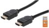 Slika HDMI kabel z Ethernetom 3 m črn MANHATTAN