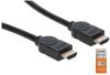 Slika HDMI kabel z Ethernetom 3 m črn MANHATTAN