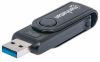 Slika Čitalec in zapisovalec kartic USB 24-v-1 MANHATTAN, prenosni, 24 formatov kartic, USB 3.0 SuperSpeed