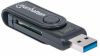 Slika Čitalec in zapisovalec kartic USB 24-v-1 MANHATTAN, prenosni, 24 formatov kartic, USB 3.0 SuperSpeed
