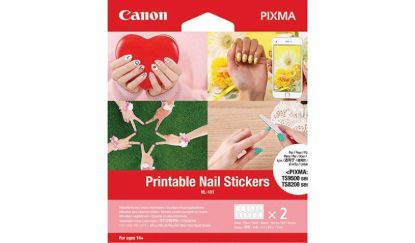 Slika Papir CANON NL-101 natisljive nalepke za nohte, 10x15 / 2 lista s po 12-timi nalepkami