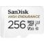Slika SDXC SanDisk micro 256GB MAX ENDURANCE, 100/40MB/s, C10, U3, V30, adapter