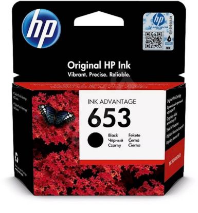 Slika ČRNILO HP ČRNO 653 ZA ZA DJ PLUS 6000/6400/6475 ZA 360 STRANI