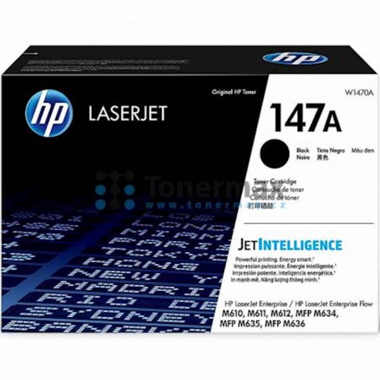 Slika TONER HP 147A ČRN ZA LJ ENTERPRISE M611/M612/M635/M636 ZA 10.500 STRANI