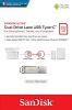 Slika USB C & USB DISK SanDisk 1TB Ultra Dual LUXE, 3.1, srebrn, kovinski, branje do 150MB/s