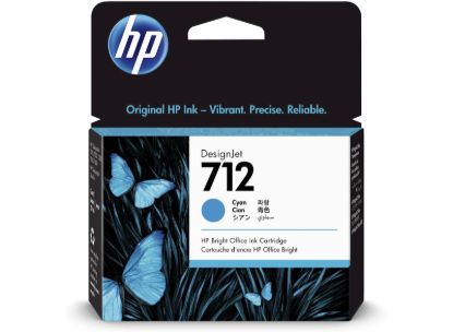 Slika ČRNILO HP CYAN 712 ZA DESIGNJET STUDIO/STEEL/T230/T630/T650 29ml