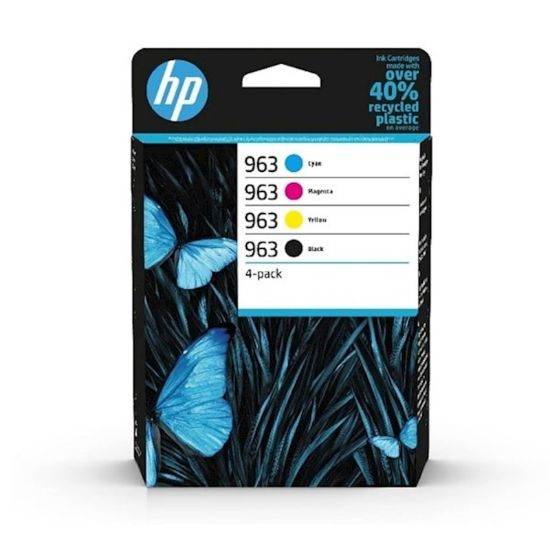 Slika KOMPLET ČRNIL HP 963 CYAN, MAGENTA, RUMENA, ČRNA ZA OJ PRO 901x/902x