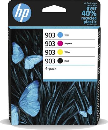 Slika KOMPLET ČRNIL HP 903 ČRNA, CYAN, MAGENTA, RUMENA ZA OJ 6951/OJ PRO 6968/6970/6978