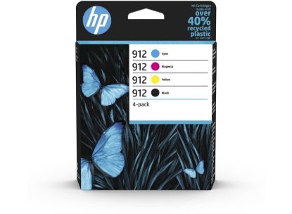 Slika KOMPLET ČRNIL HP 912 ČRNA, CYAN, MAGENTA, RUMENA ZA OJ 801x/802x