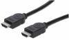 Slika HDMI High Speed kabel 1 m črn MANHATTAN