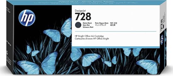 Slika ČRNILO HP ČRNO MATTE 728 ZA DSJ T730, T830 130ml