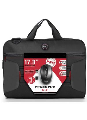 Slika Torbica PORT Premium Pack 17,3" + WL miška