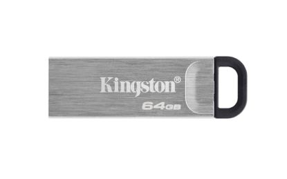 Slika USB disk Kingston 64GB DT Kyson, 3.2 Gen1, 200MB/s, kovinski, brez pokrovčka