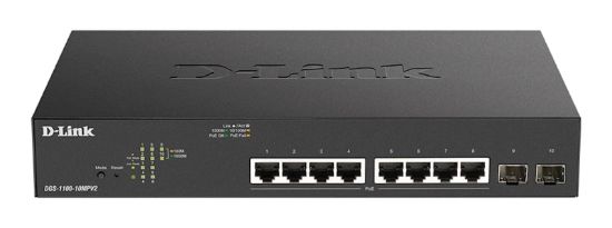 Slika DLINK 10-PORT Gigabit Pametno Stikalo POE 130W